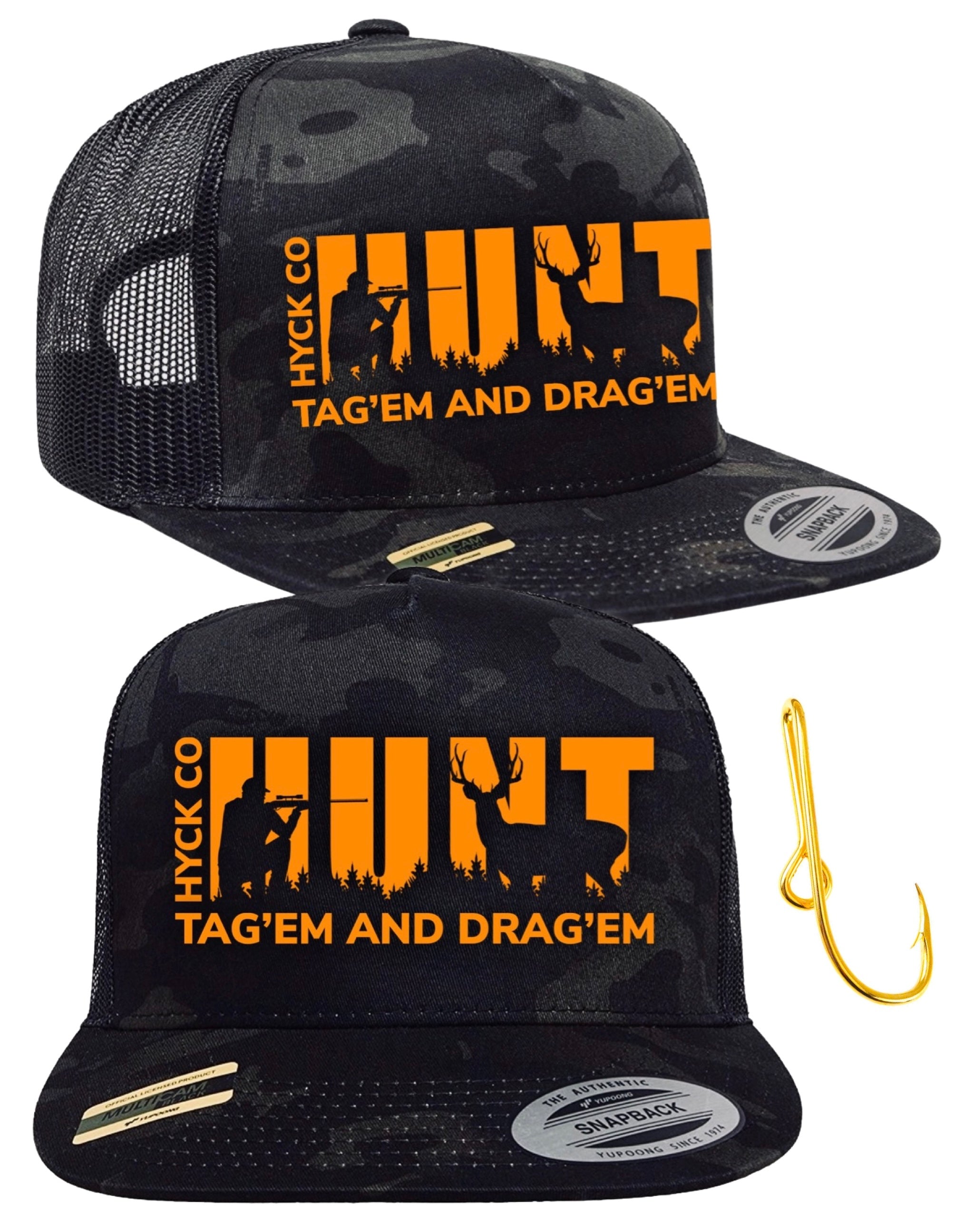 Hyck Co Black Camo HUNT Hat – hyck
