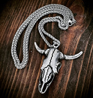 Bull Skull Necklace