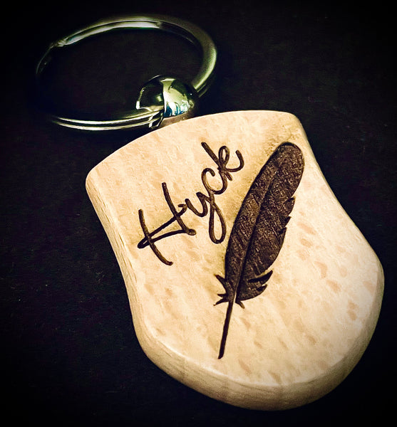 Hyck Feather Keychain