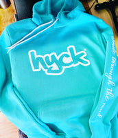 The Teal and White Hoodie