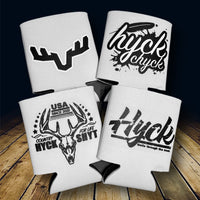 HYCK CO Can or bottle Koozies - Black and White collection