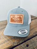 Tri Color hyck Leather Patch Hat